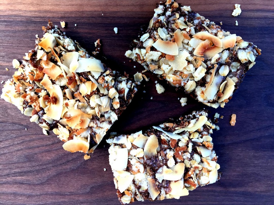 Coconut Oatmeal Crumble Brownies – A Cup of Sugar … A Pinch of Salt