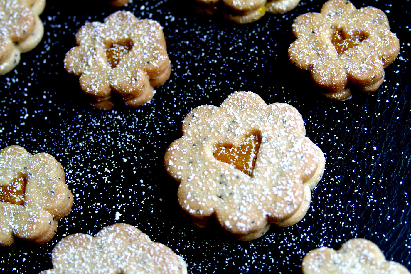 Lemon Poppy Seed Linzer Cookies A Cup of Sugar … A Pinch of Salt