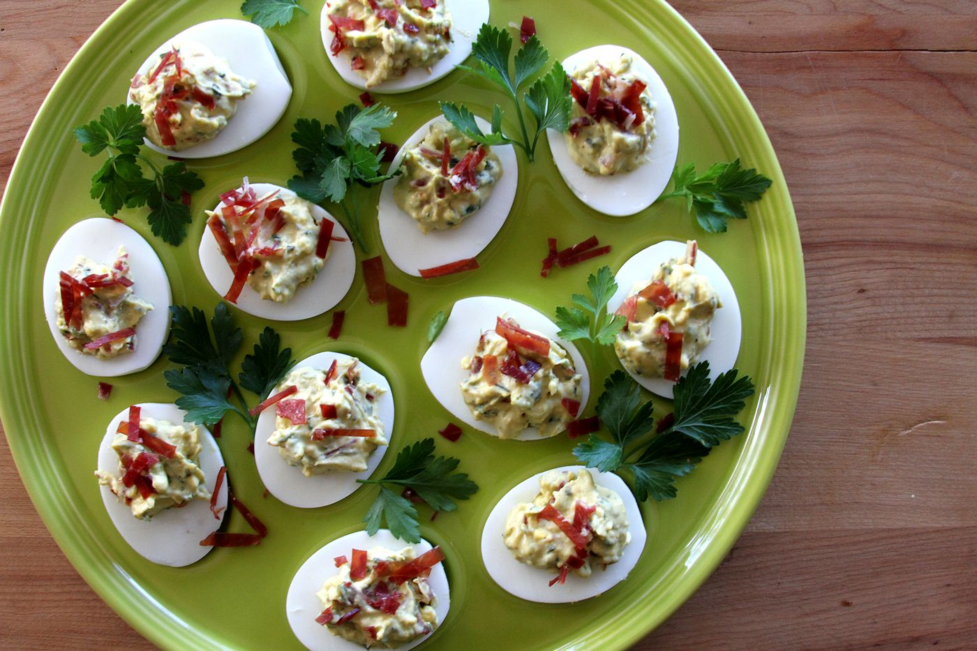 “Green Eggs and Ham” Deviled Eggs (Sam I am) A Cup of Sugar … A Pinch