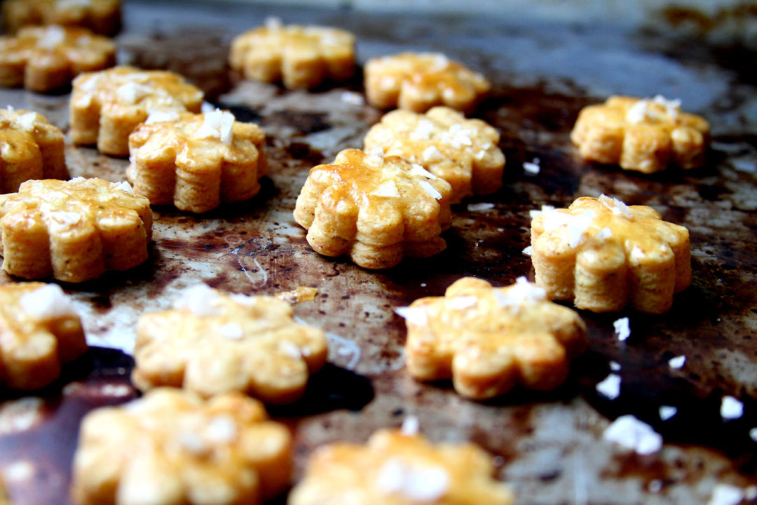Spicy Cheddar and Sea Salt Crackers A Cup of Sugar … A Pinch of Salt