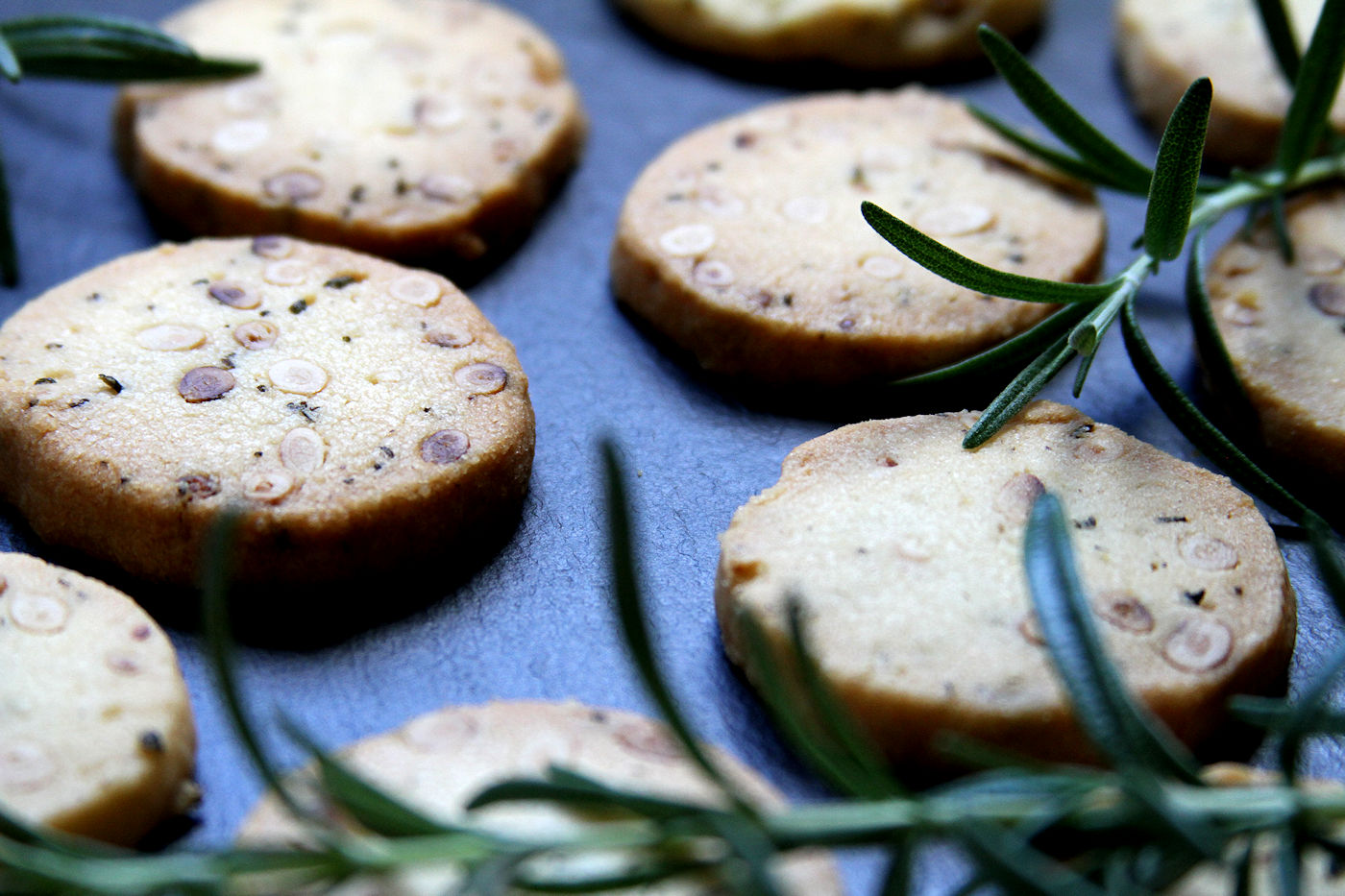 Rosemary Pine Nut Sablé Cookies A Cup of Sugar … A Pinch of Salt