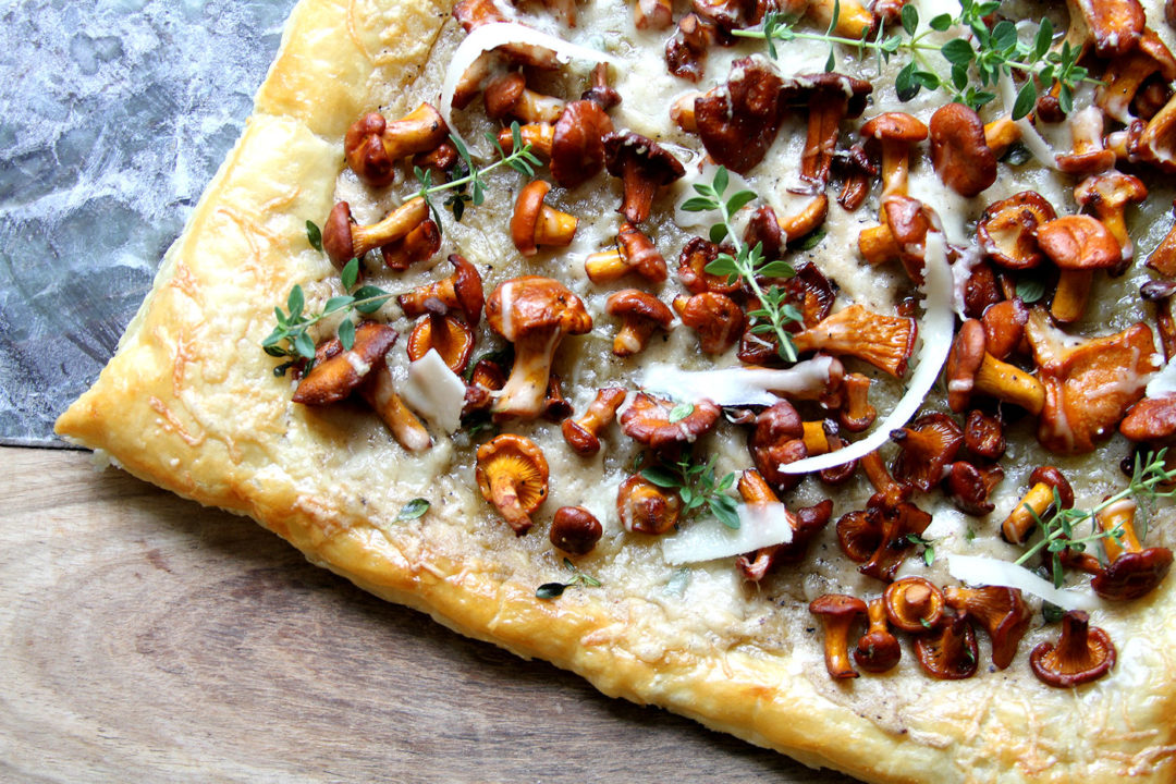 Chanterelle Gruyère and Thyme Tart A Cup of Sugar … A Pinch of Salt