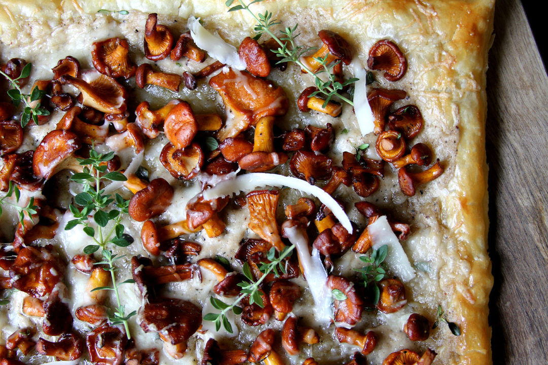 Chanterelle Gruyère and Thyme Tart A Cup of Sugar … A Pinch of Salt