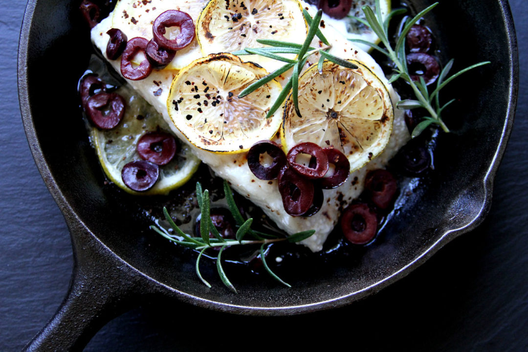 Tuscan Halibut With Lemons, Olives and Rosemary A Cup of Sugar … A