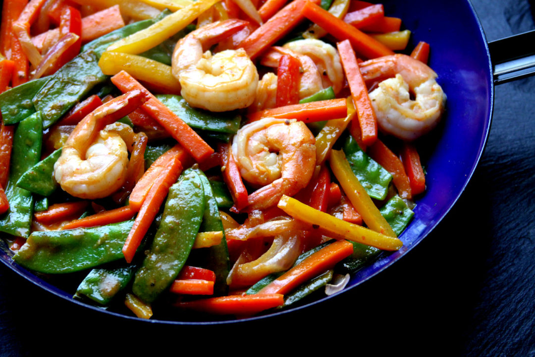 Thaistyle Red Curry with Vegetables and Shrimp A Cup of Sugar … A