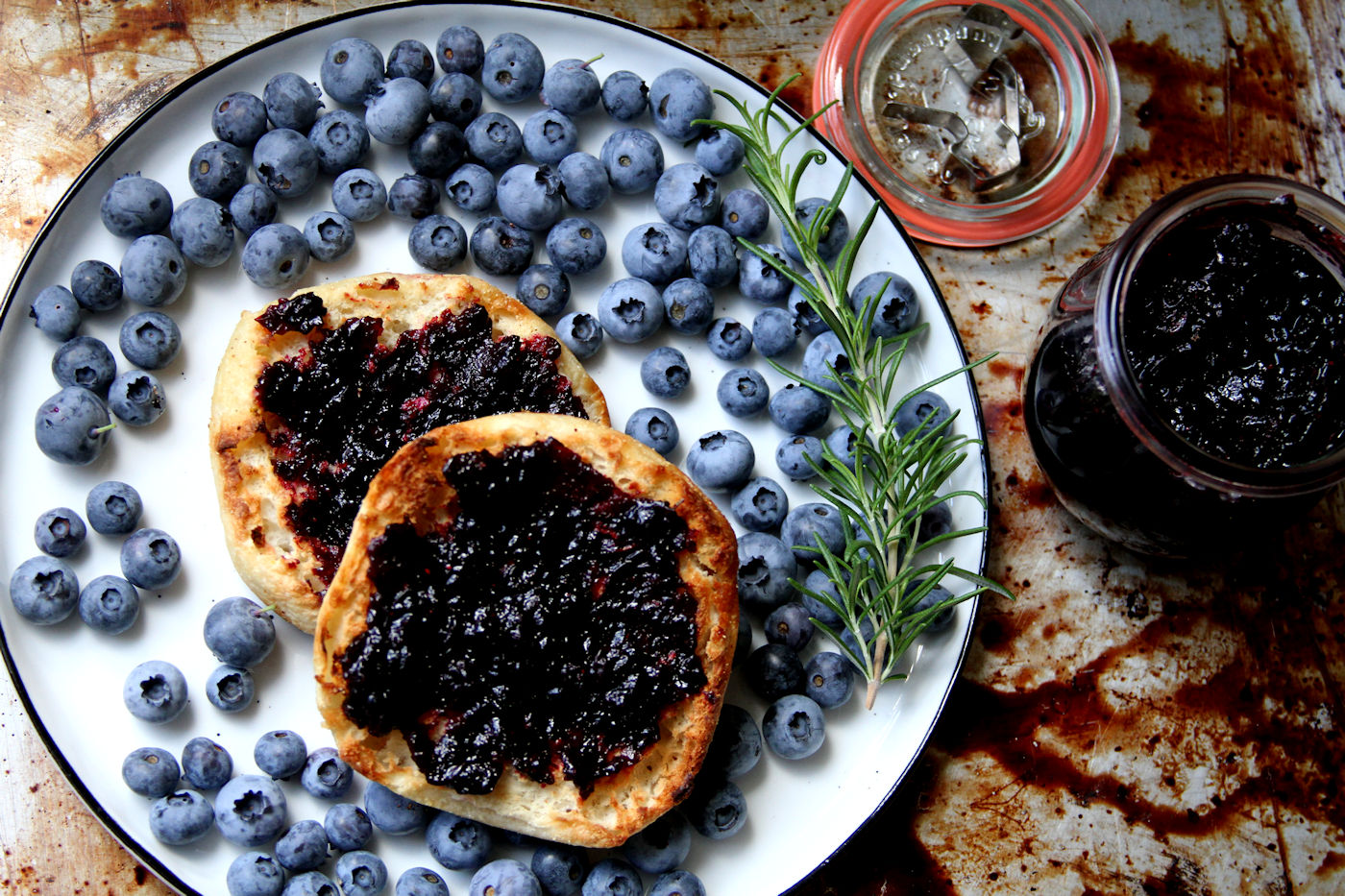 Blueberry Balsamic Jam with a hint of Rosemary A Cup of Sugar … A