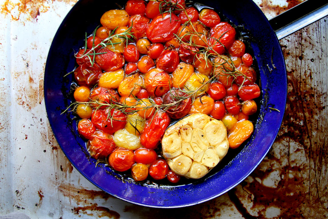 SlowCooked Cherry Tomatoes with Garlic and Rosemary A Cup of Sugar