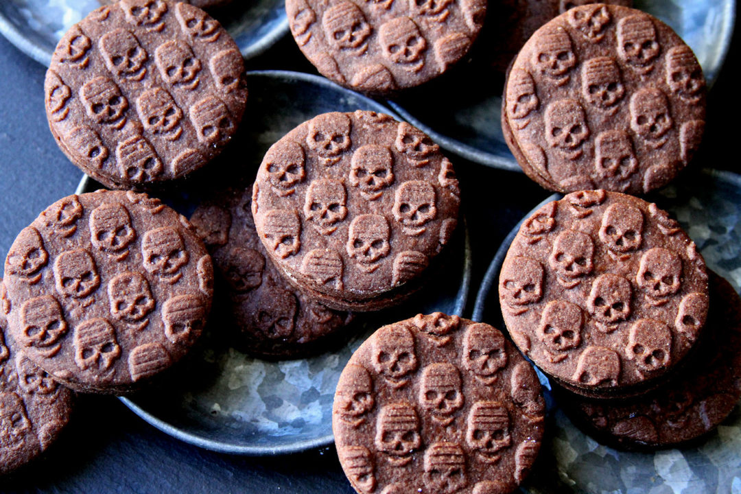 Mexican Chocolate Day of the Dead Sandwich Cookies A Cup of Sugar … A