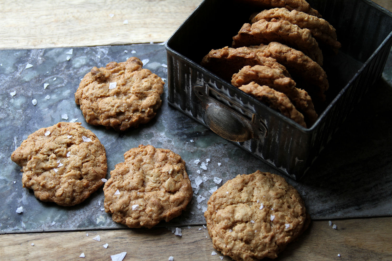 Salted Caramel Chip Oatmeal Cookies A Cup of Sugar … A Pinch of Salt