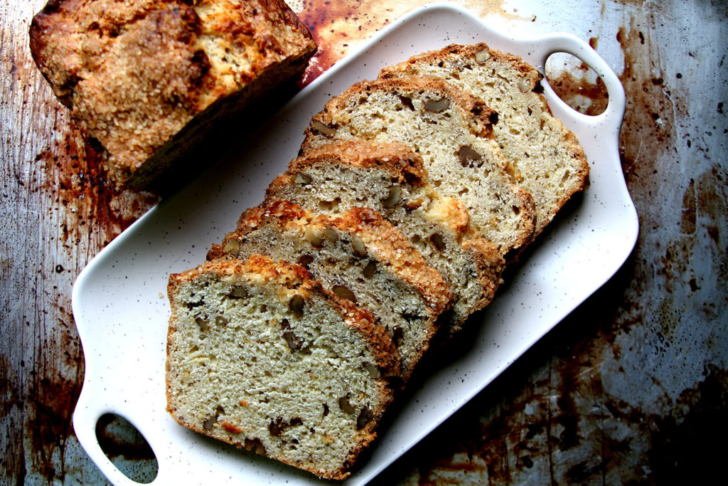 Browned Butter Bourbon Walnut Banana Bread (aka Squirrel Bread) A Cup