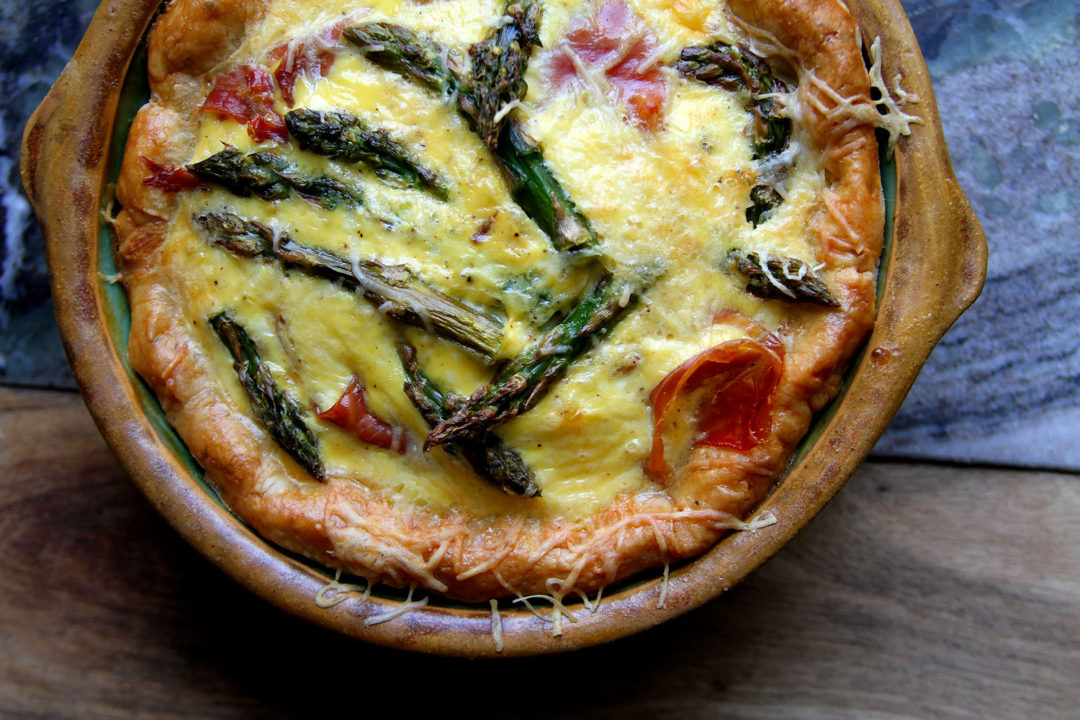 Asparagus and Prosciutto Quiche A Cup of Sugar … A Pinch of Salt