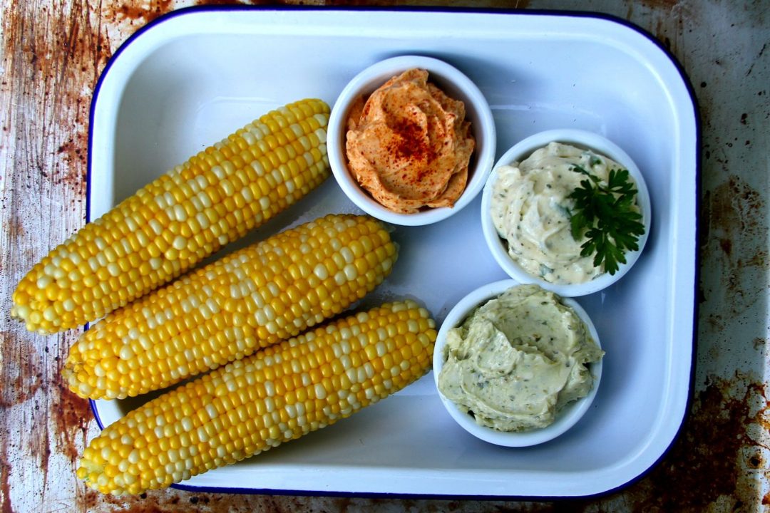 Corn on Cob, with Compound Butters A Cup of Sugar … A Pinch of Salt