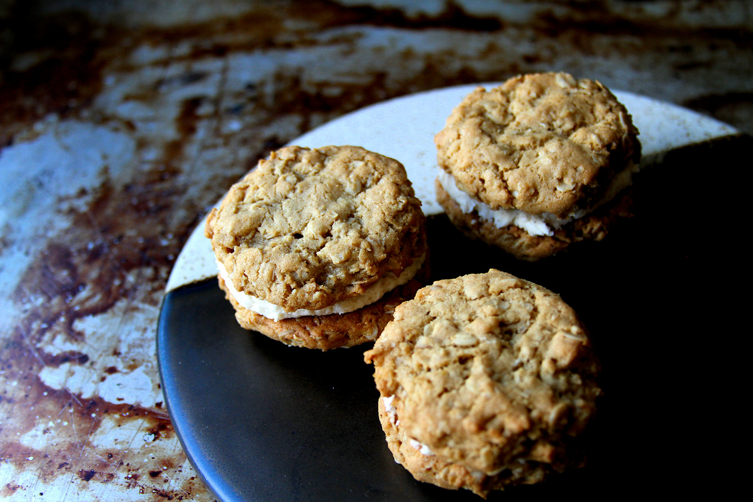 Maple Oatmeal Sandwich Cookies A Cup of Sugar … A Pinch of Salt