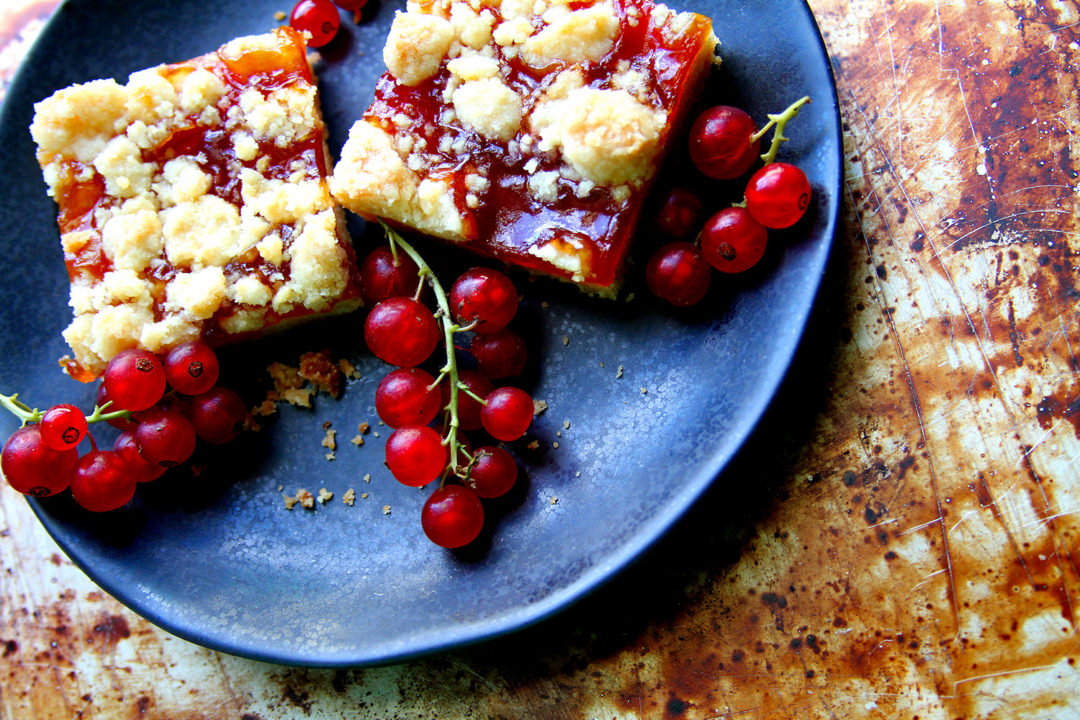 Passion Fruit and Red Currant Crumble Bars A Cup of Sugar … A Pinch