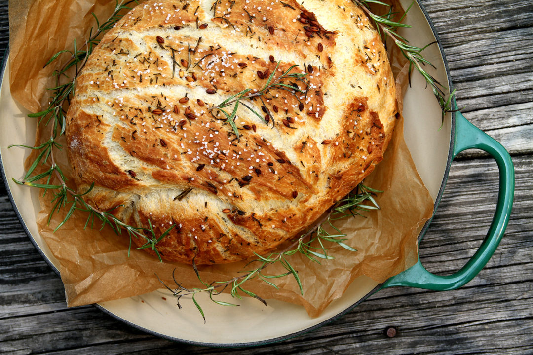 Rosemary and Sea Salt Rustic Bread Loaf A Cup of Sugar … A Pinch of Salt
