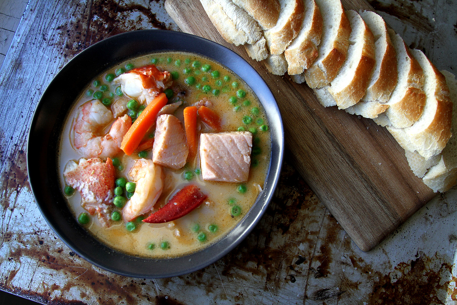 Salmon Shrimp and Lobster Stew A Cup of Sugar … A Pinch of Salt