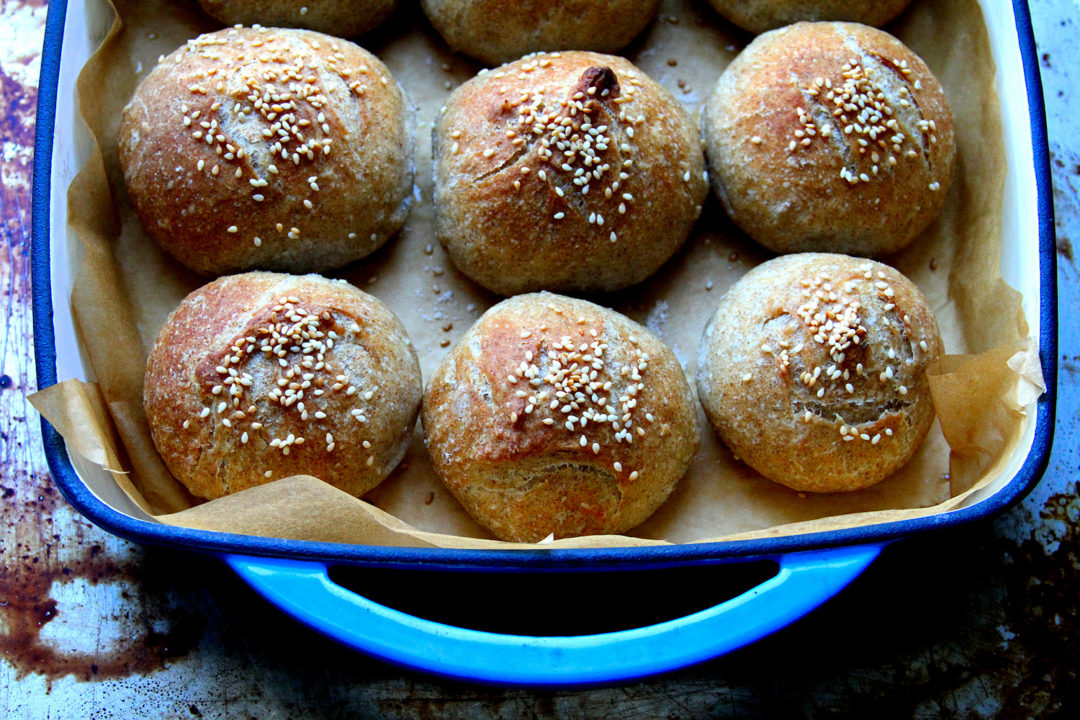 Honey Rye Crusty Sandwich Rolls A Cup of Sugar … A Pinch of Salt