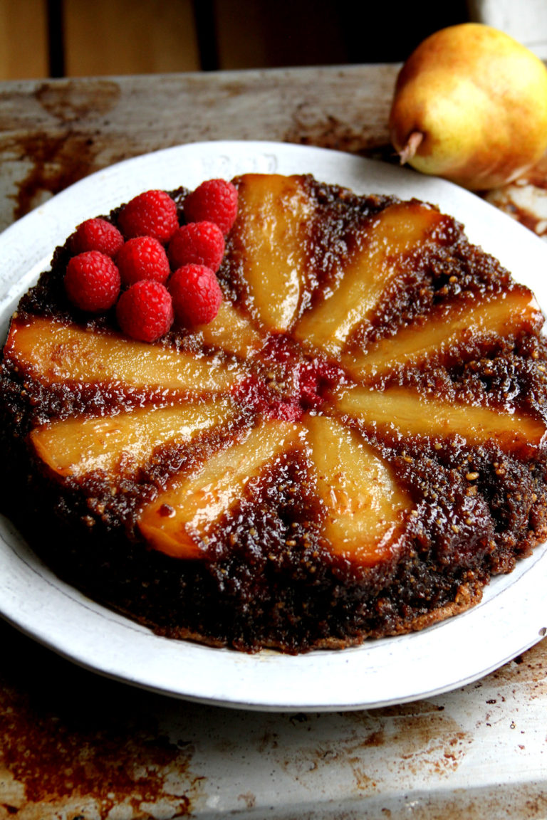 Walnut Pear “Sticky Pudding” Upside Down Cake A Cup of Sugar … A Pinch of Salt