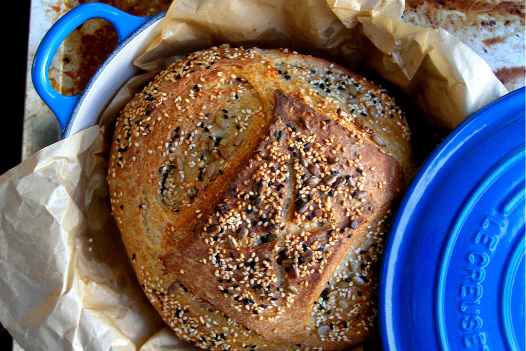 Toasted Sesame and Sunflower Seed Sourdough Bread A Cup of Sugar … A