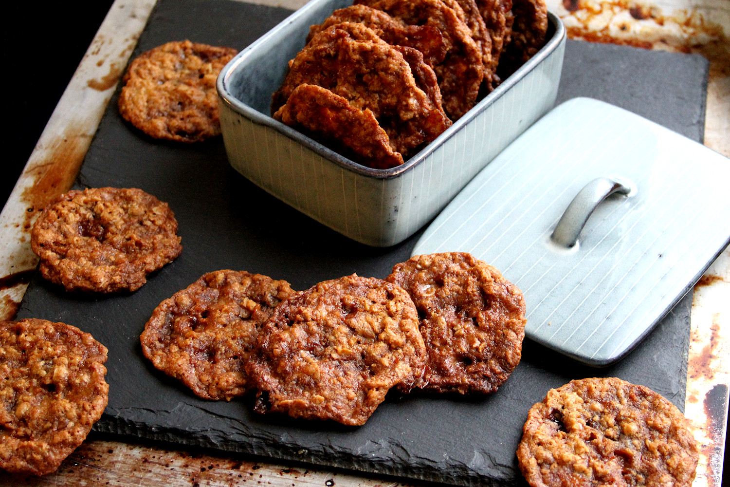 Raspberry Jammy Bits Toffee Chips Oatmeal Cookies A Cup of Sugar … A