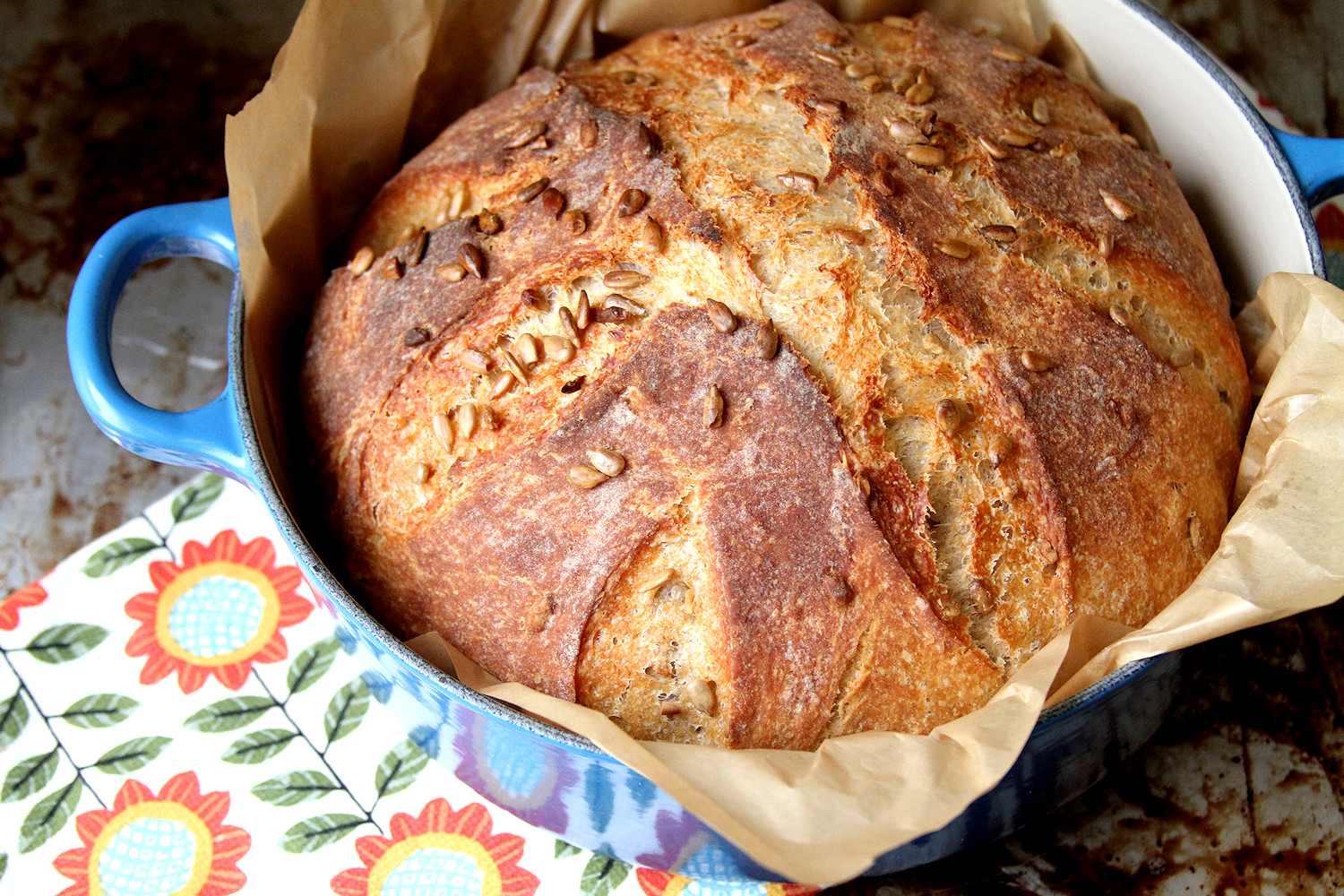Whole Wheat Sunflower Seed Sourdough Artisan Bread A Cup of Sugar … A Pinch of Salt